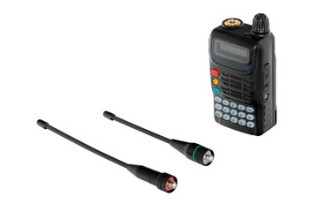 Fototapeta premium Portable radio with two antennas
