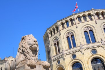 Obraz premium Oslo (Norway) - Parliament