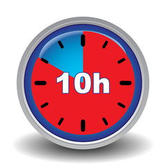 10 HOURS ICON