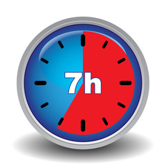 7 HOURS ICON