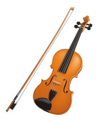Obraz na płótnie Canvas Wektor skrzypce
