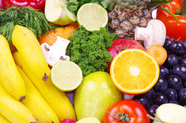 vegetables and fruits