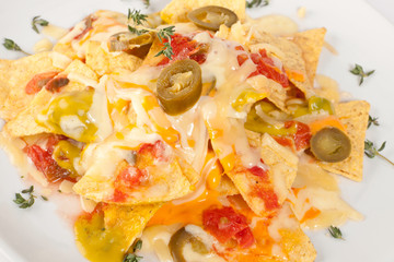 nachos with cheese