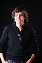 Studio portrait of a man