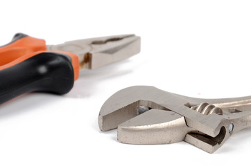 spanner and pliers