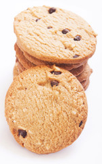 Close-up image of chocolate cookies