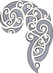 Maori tattoo design