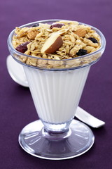 healthy and delicious parfait