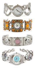 Set of woman watches