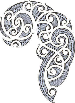 Naklejki Maori tattoo design