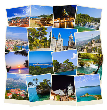 Stack of Croatia travel photos