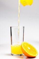 Orange and juice