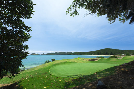 Golf Course by the Sea