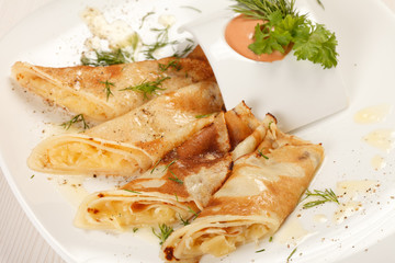 pancakes with cheese