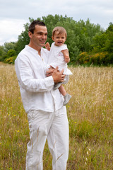 père et sa petite fille