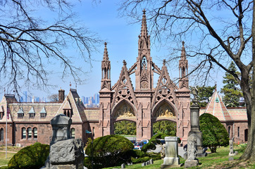 Green-Wood cemetery - main gate, Brooklyn, NY