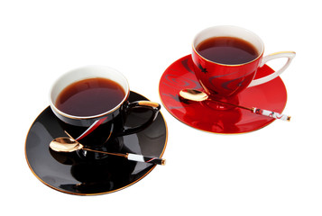 two cups of tea