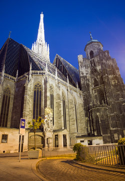 Vienna - st. Stephen cathedral in morning