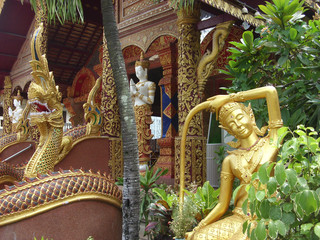 Sculpture at Changkong Buddhist temple in Chiangmai, Thailand