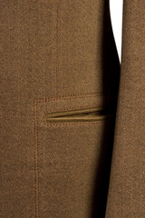 detail of cuf and pocket