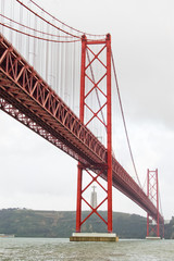 Bridge 25th of abril in Lisbon