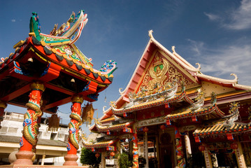 Obraz premium Chinese temple in Thailand.
