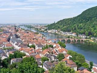 Fototapeta na wymiar Heidelberg Altstadt