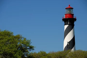 Wall murals Lighthouse Historic St. Augustine Lighthouse Florida Usa