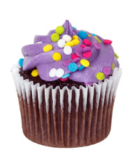cupcake isolated on white background