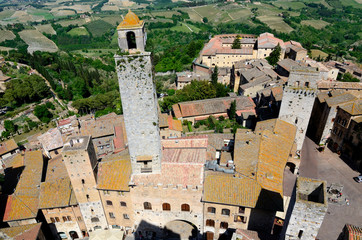Fototapeta na wymiar San Gimignano, miasto pięknych wież, Toskania