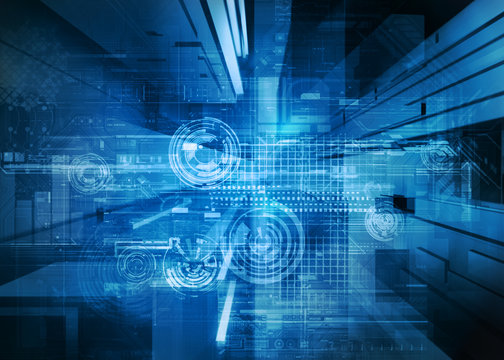 abstract tech design