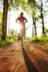 Papier Peint photo autocollant Jogging jeune femme, jogging