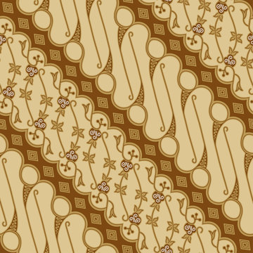 Seamless Batik Parang Pattern