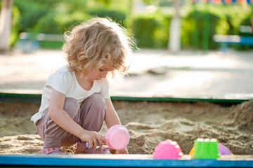 Child on playground