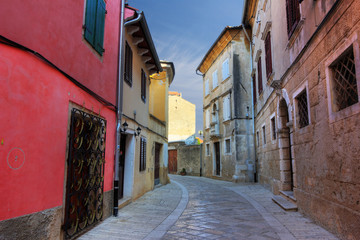 street in Porec, Croatia