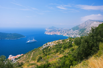 Obraz premium view of Dubrovnik