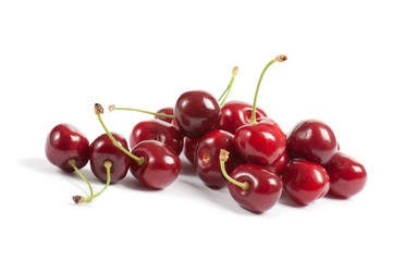 Obraz na płótnie Canvas group of cherries