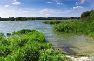 the river a beautiful view
