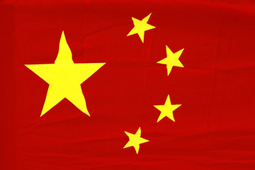 Close-up China - Nationalflagge