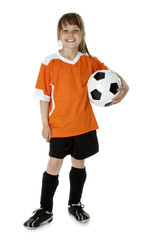 Cute Young Soccer Player
