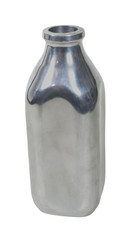 Silver Milk Bottle