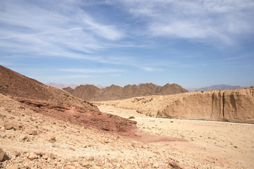 Fototapeta na wymiar Travel in Arava desert
