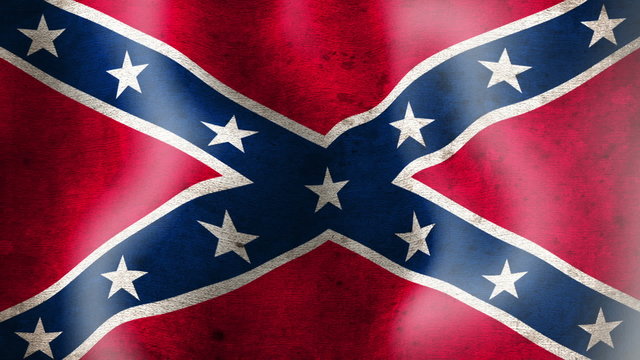 Rebel confederate flag.