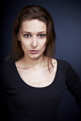 Naklejka premium Nice woman
