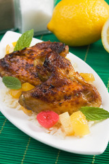 Grilled chicken wings