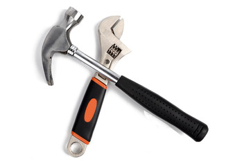 wrench and hammer