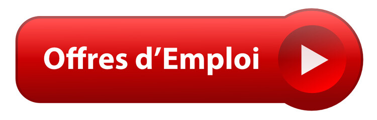 Bouton Web OFFRES D’EMPLOI (cv recherche carrières candidature)