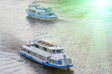 Ship river  travel water