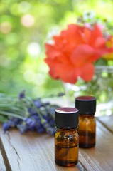 essential oils with herbs