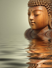 buddha wasser hintergrund